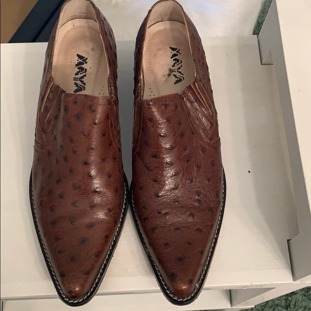 Women’s Maya brown leather boots